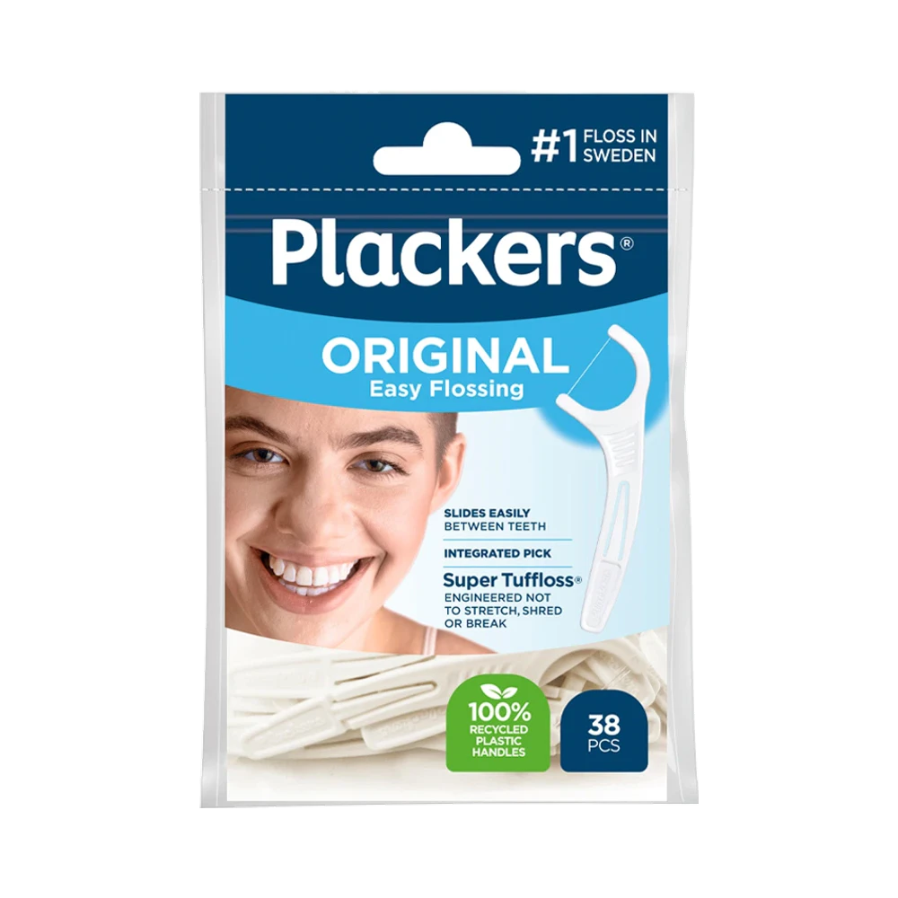Plackers Original tandtrådsbygel 38 st