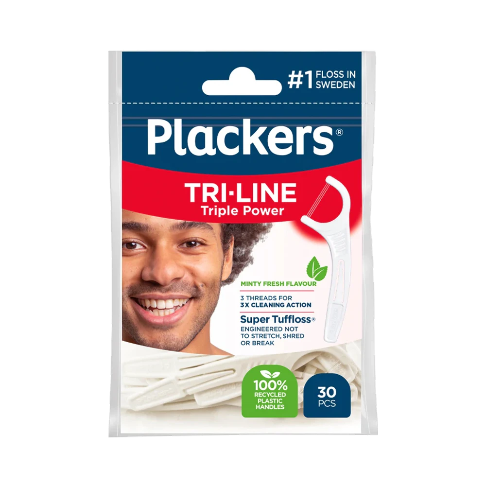 Plackers Tri-line tandtrådsbygel 30 st
