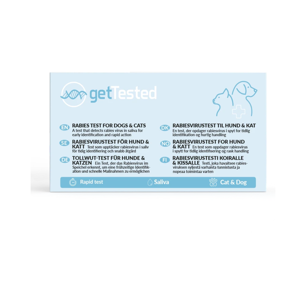 GetTested Rabies för hund och katt snabbtest 1 st