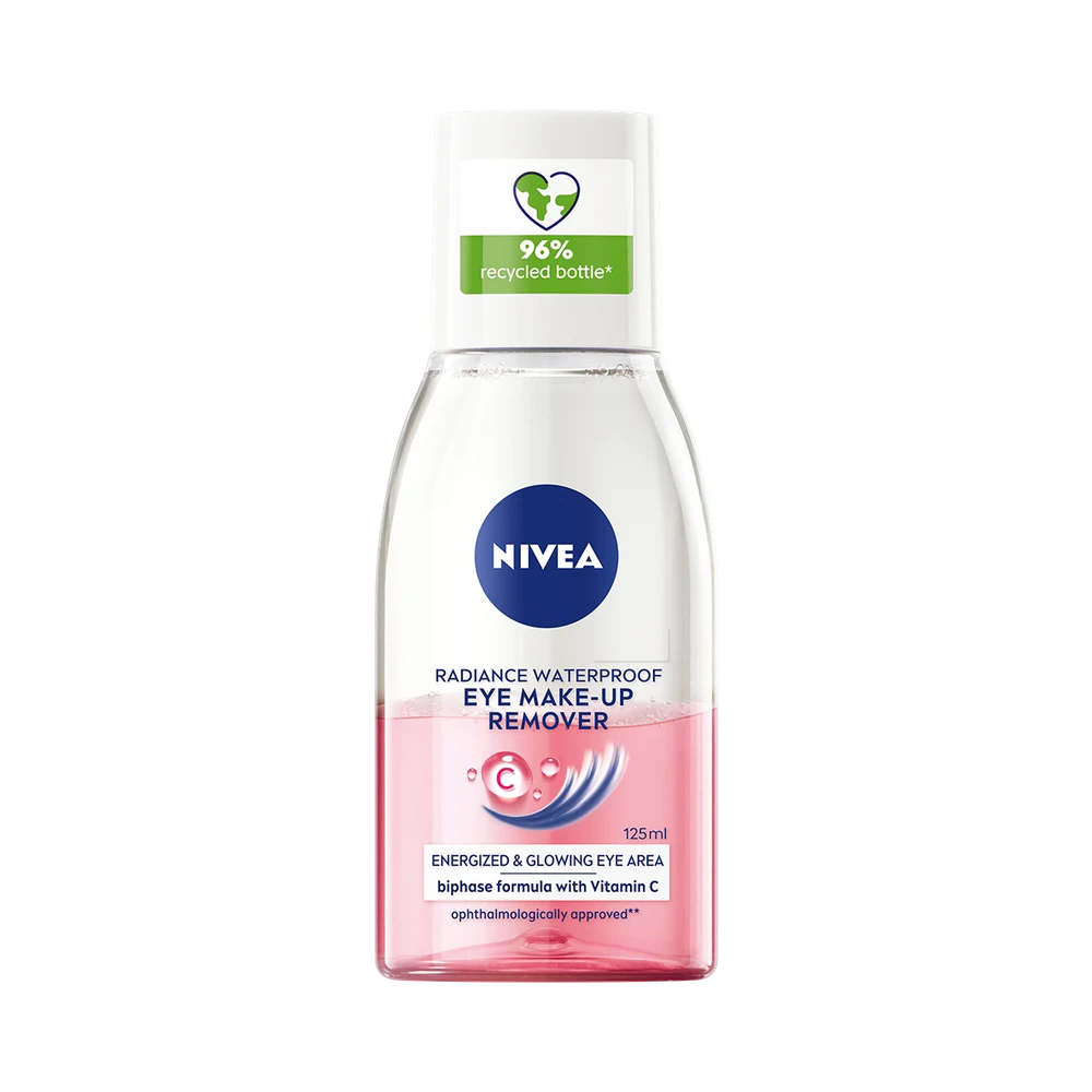 NIVEA Radiance Waterproof Eye Make-up Remover ögonrengöring 125 ml