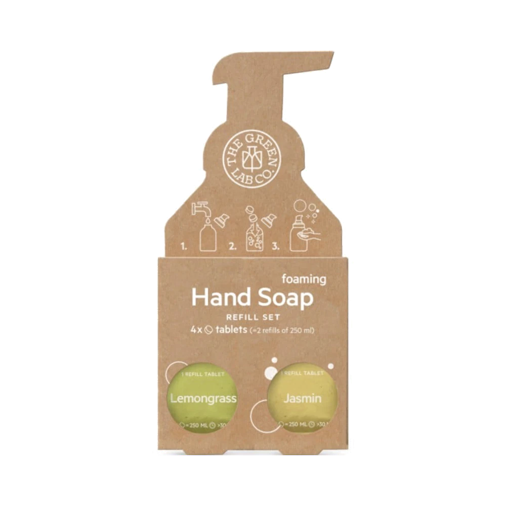 The Green Lab Hand Soap Refill Lemongrass & Jasmine 4 tabletter