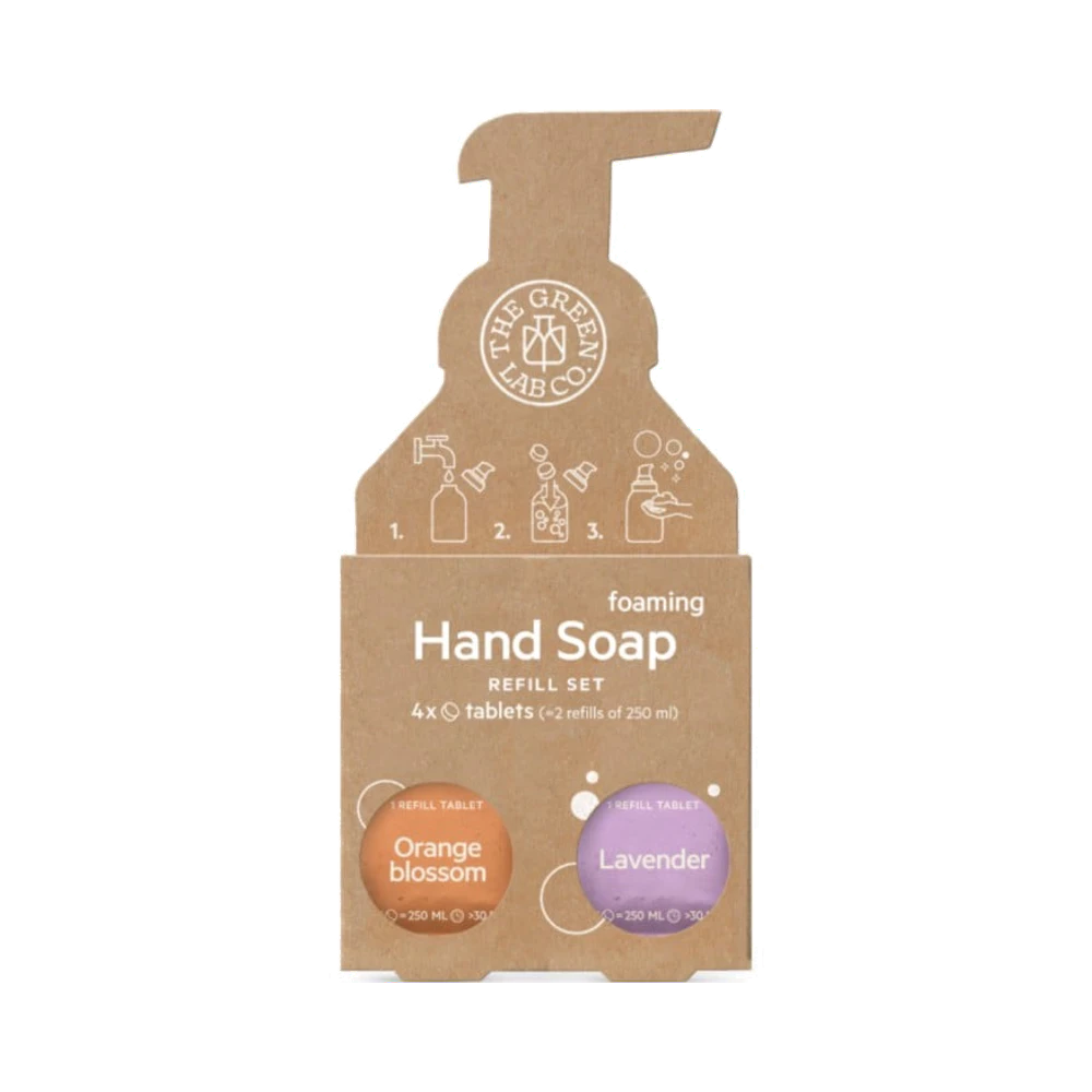The Green Lab Hand Soap Refill Orange Blossom & Lavender 4 tabletter