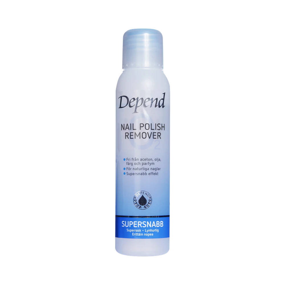 Depend O2 Blå nagellacksremover 100 ml