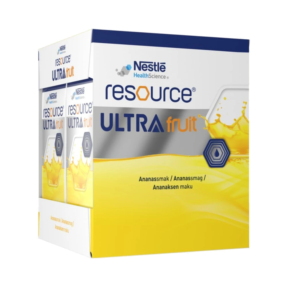 Resource Ultra Fruit Ananassmak näringsdryck 4×200 ml