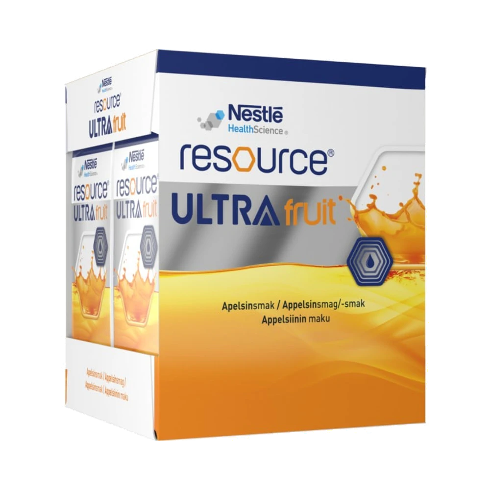 Resource Ultra Fruit Apelsinsmak näringsdryck 4×200 ml