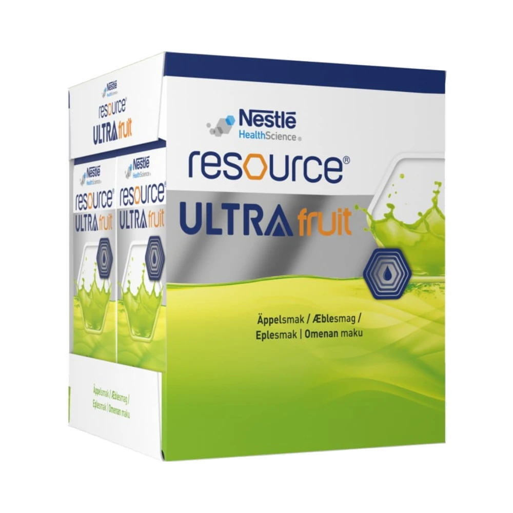 Resource Ultra Fruit Äppelsmak näringsdryck 4×200 ml