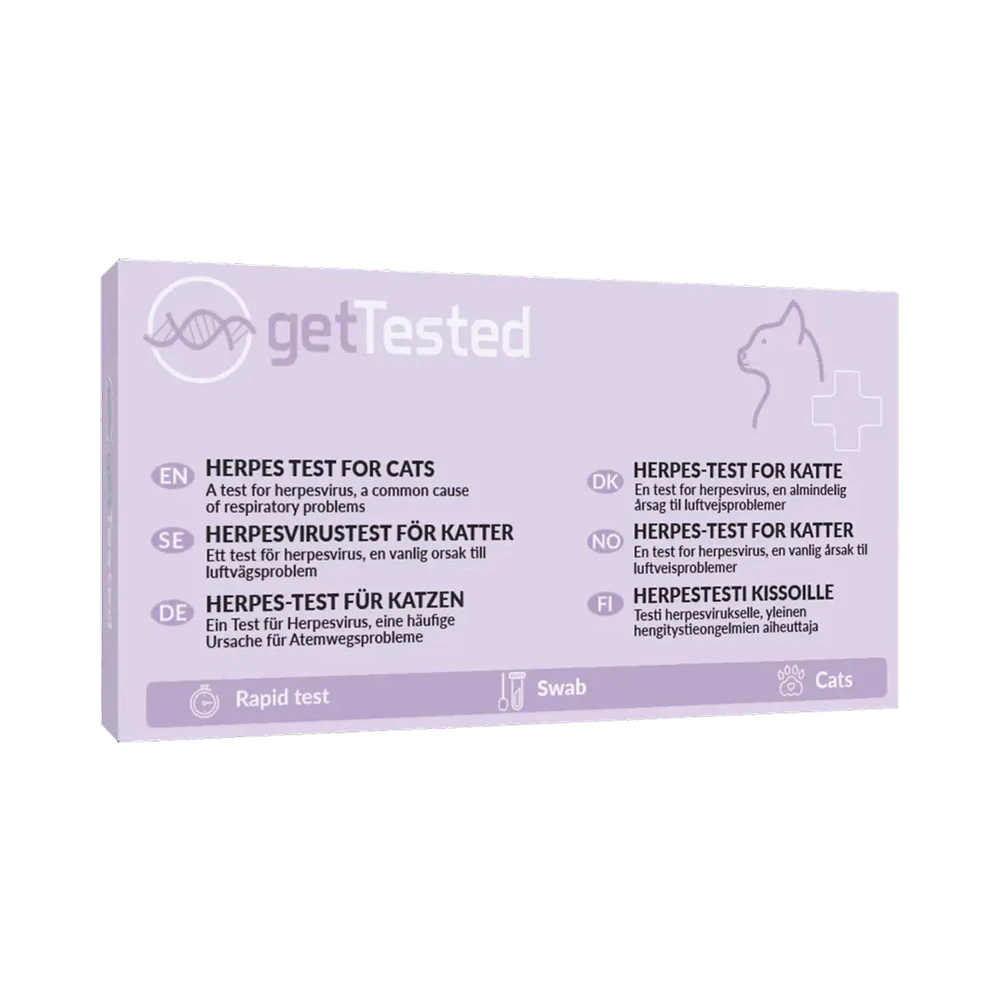 Get Tested Herpestest för Katt testkit 1 st
