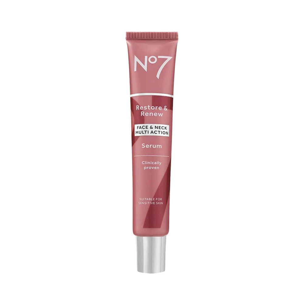 No7 Restore & Renew Multi Action Face & Neck serum 30 ml
