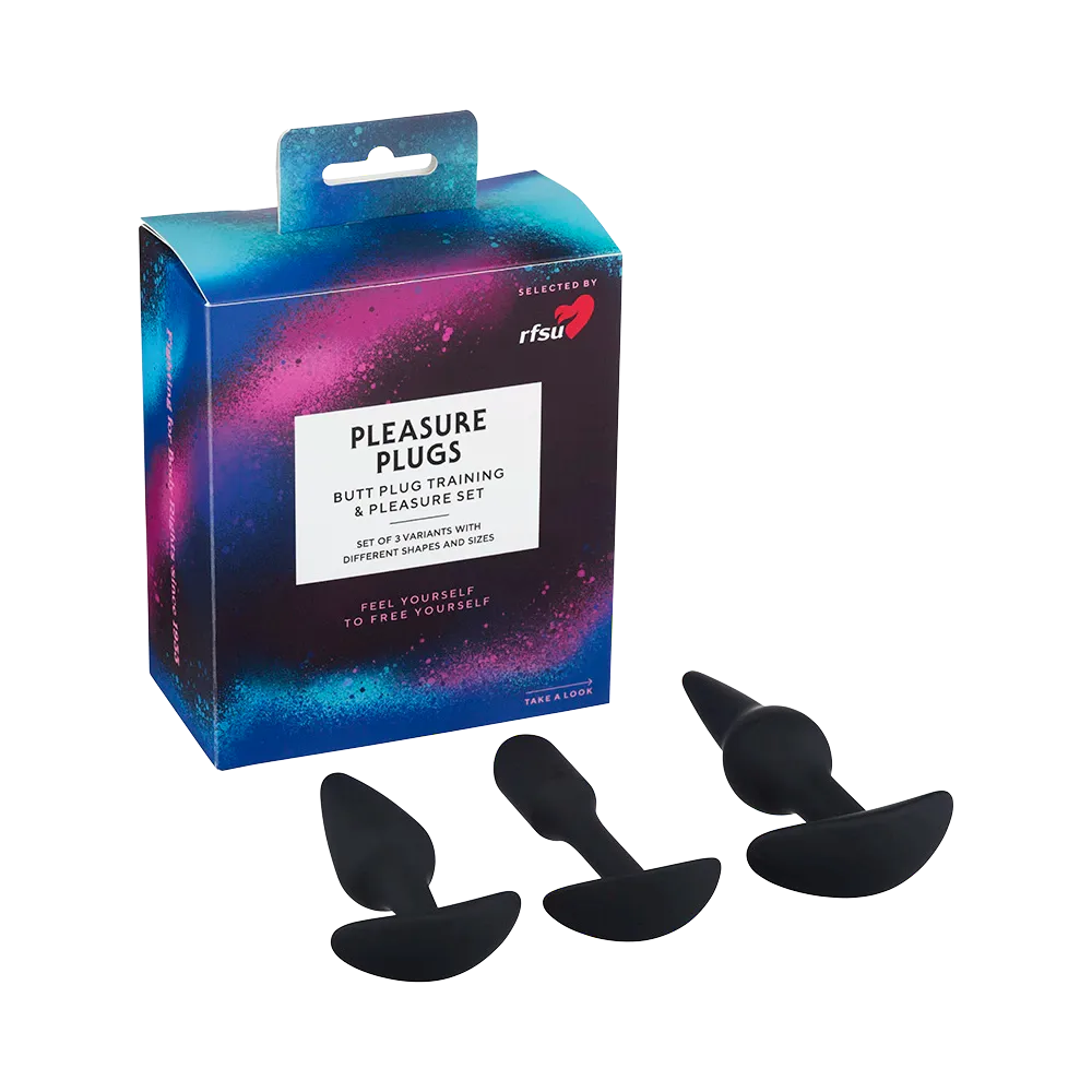 RFSU Pleasure Plugs Butt Plug Training & Pleasure Set analpluggar 3 st