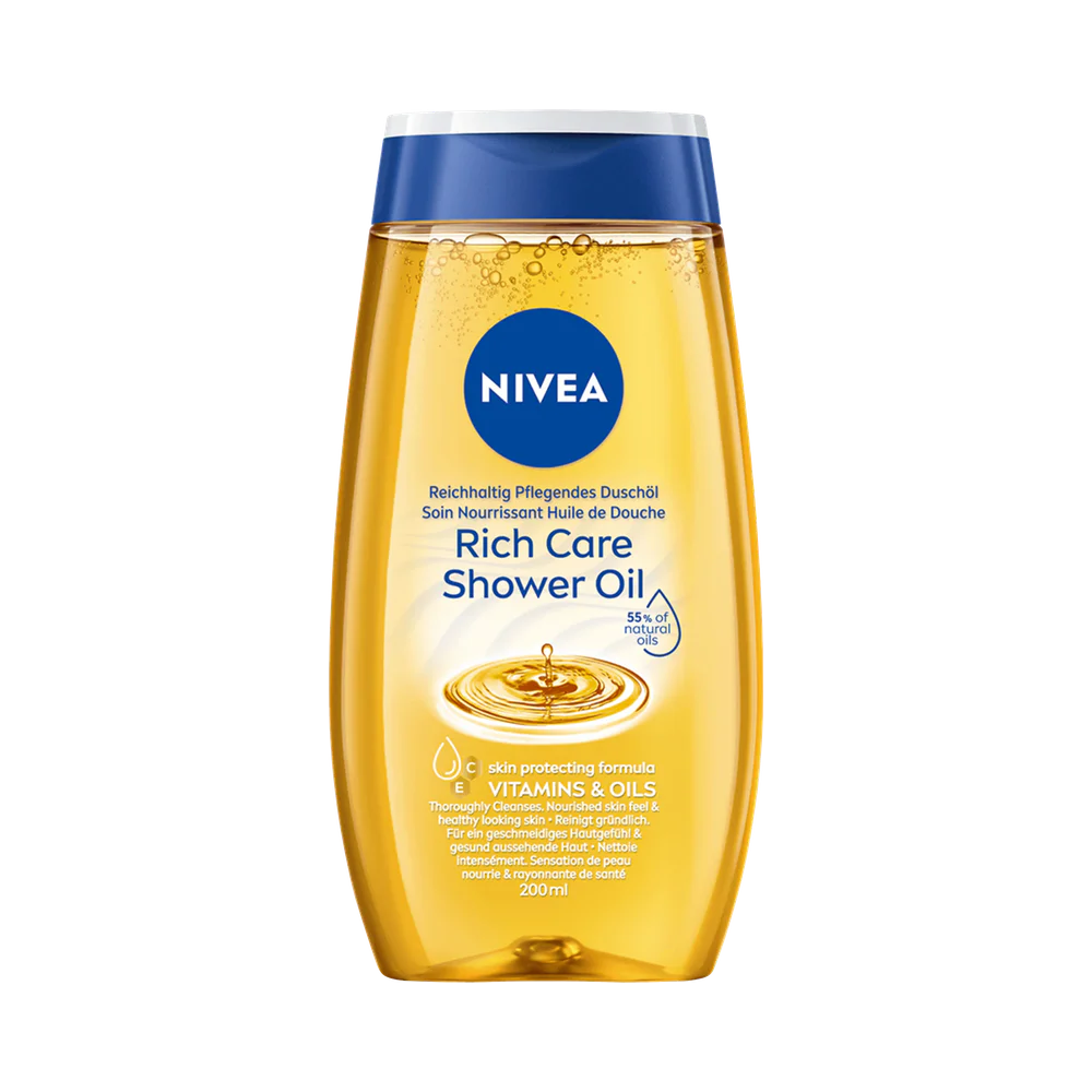 NIVEA Rich Caring Shower Natural oil 200 ml