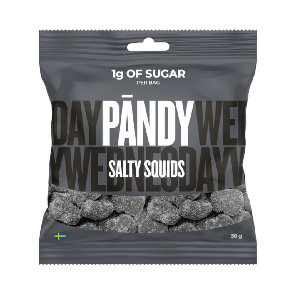 Pändy Candy Salty Squids godis 50 g