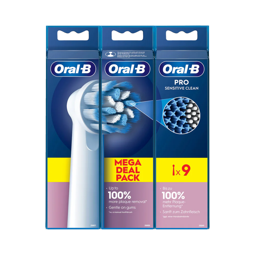Oral-B Sensitive Clean & Care tandborsthuvuden 3 + 3 + 3 st
