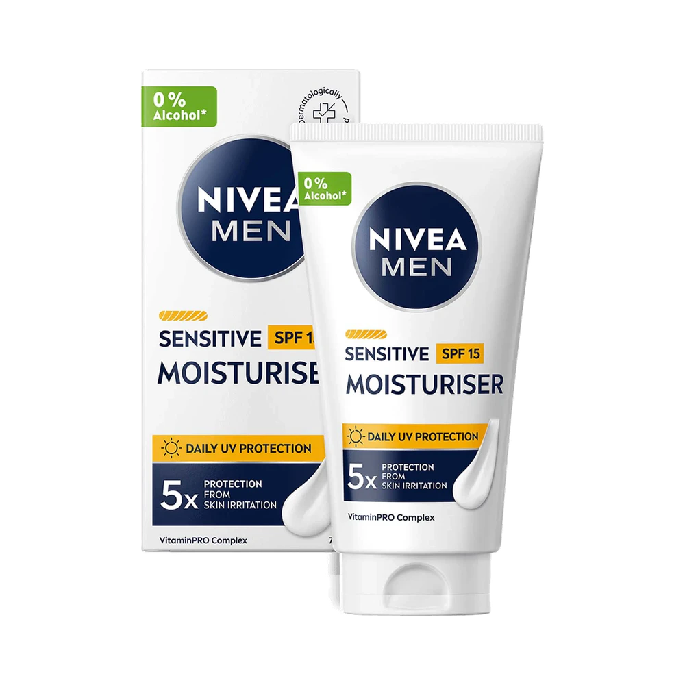 NIVEA Men Sensitive Protection Face SPF15 moisturiser 75 ml