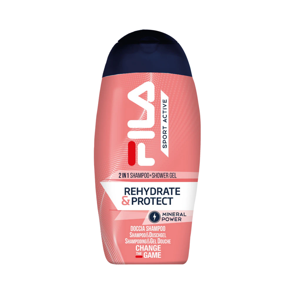 FILA Rehydrate & Protect 2-in-1 schampo och duschgel 250 ml