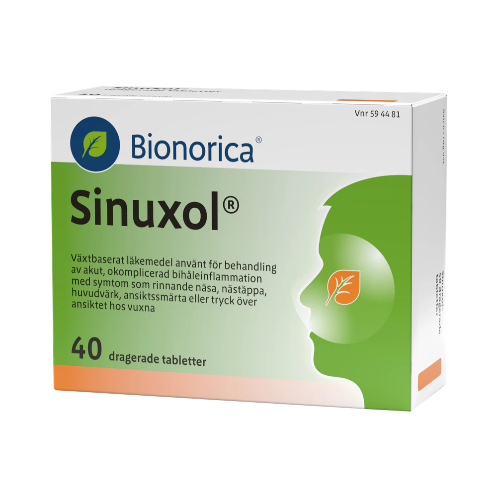 Sinuxol Blister dragerad tablett 40 st