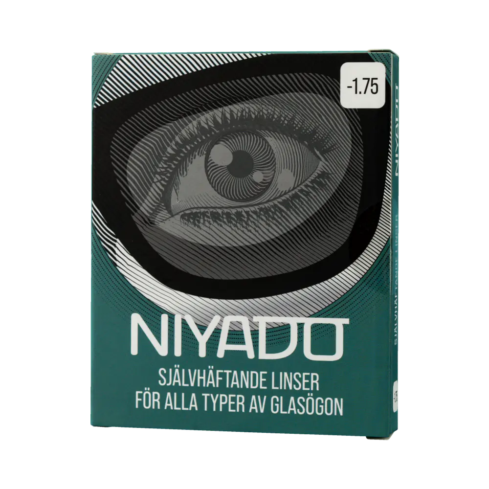 NIYADO Självhäftande Optiska silikonlinser -1,75 1 par