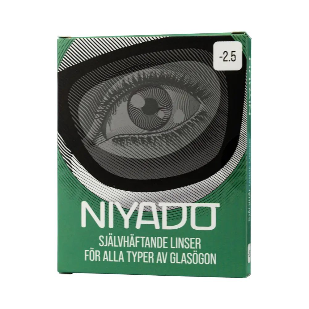 Niyado Optiska -2.5 silikonlinser 1 par