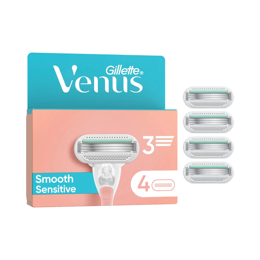 Gillette Venus Smooth Sensitive rakblad 4 st
