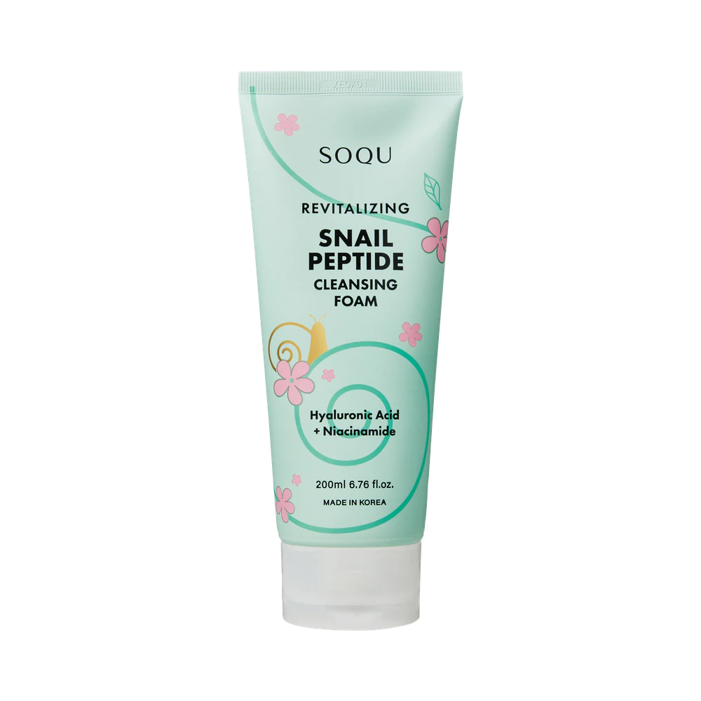 SOQU Snail Peptide cleansing foam 200 ml