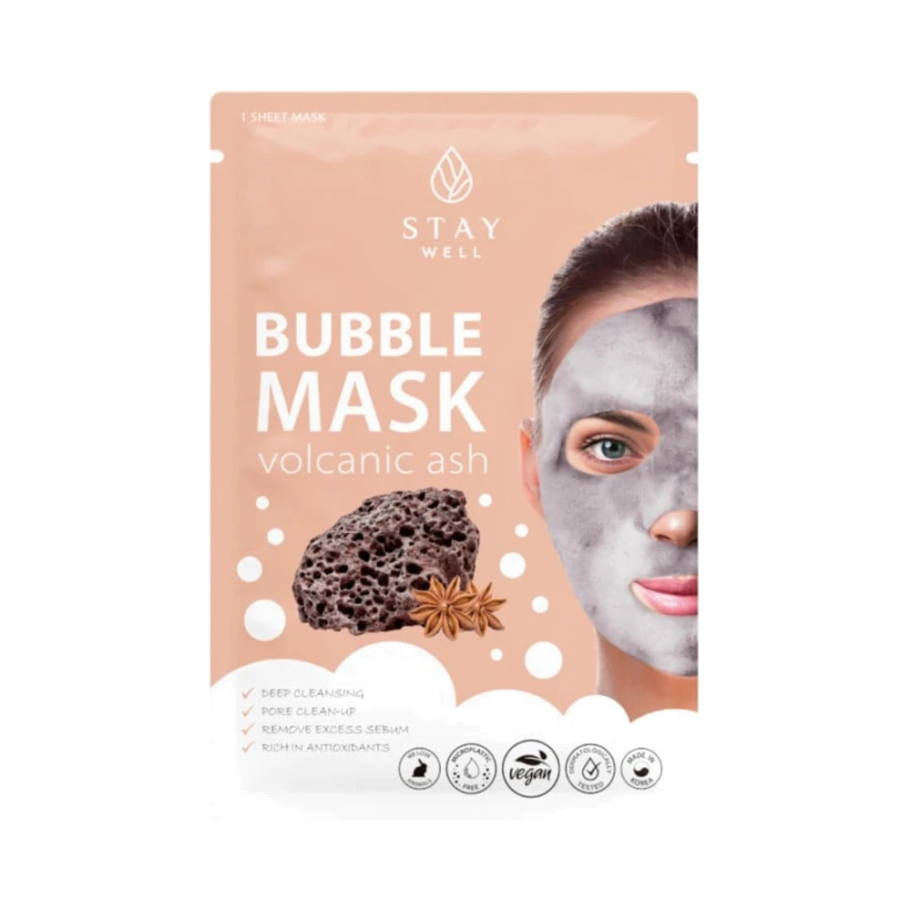 Stay Well Deep Cleansing Bubble Volcanic mask 1 st