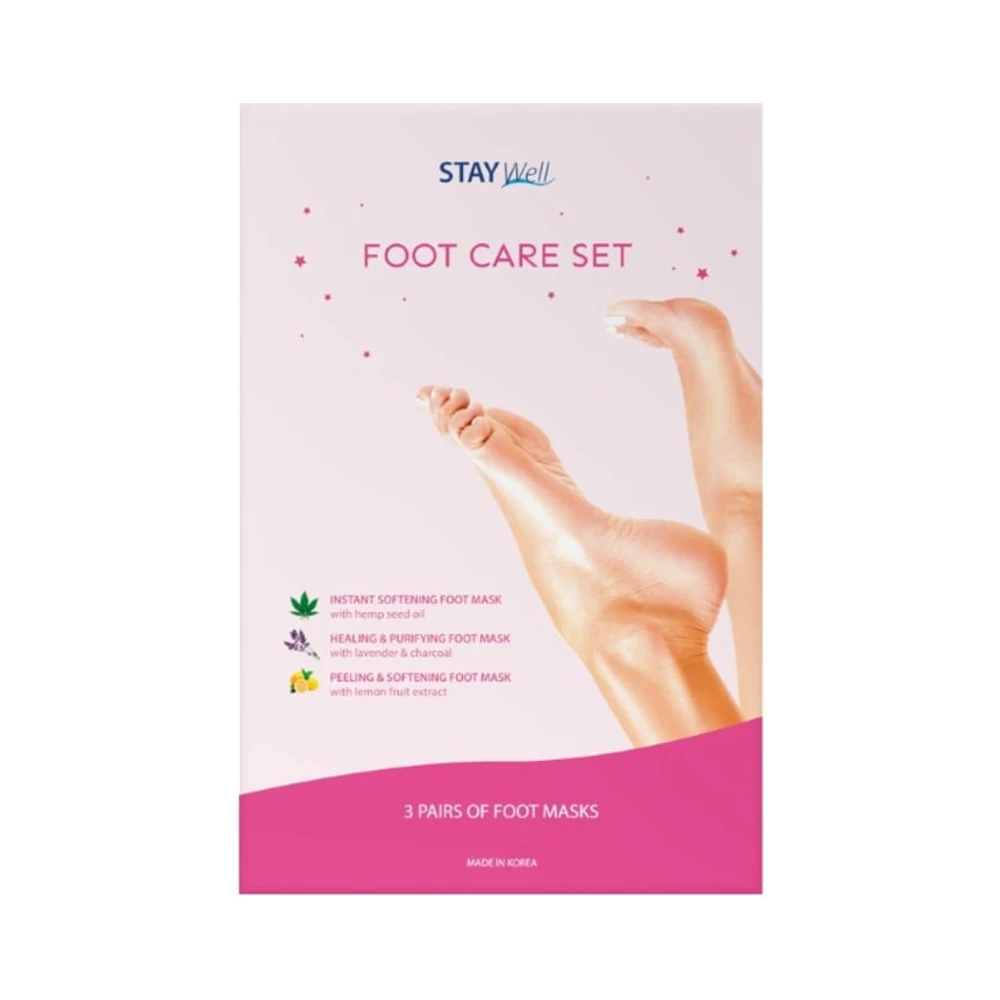 Stay Well Foot Care fotmaskset 3 masker