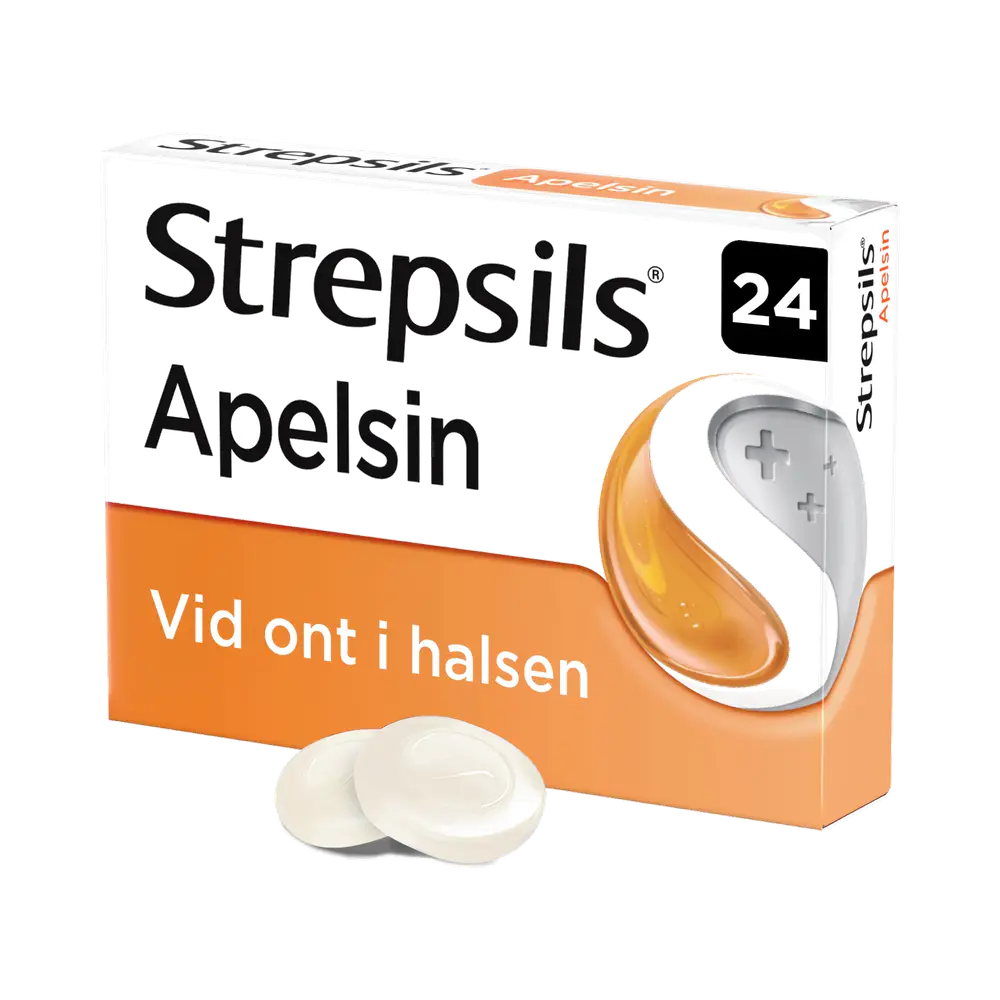Strepsils Apelsin sugtablett 24 st