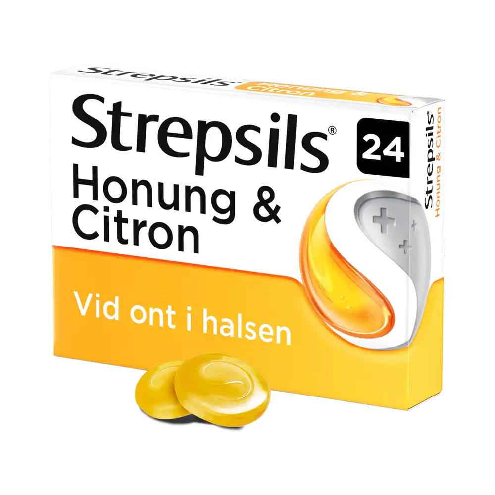 Strepsils Honung & Citron sugtablett 24 st