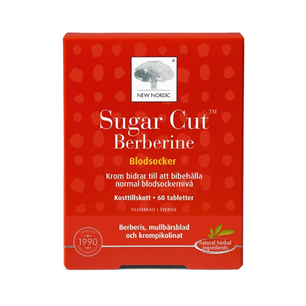 New Nordic Sugar Cut Berberine 60 tabletter