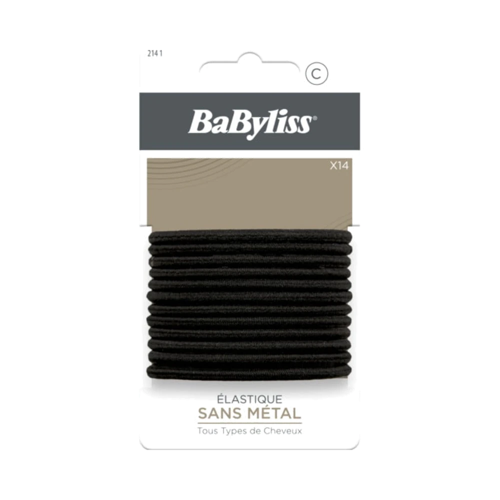 BaByliss Svart hårsnoddar 14 st