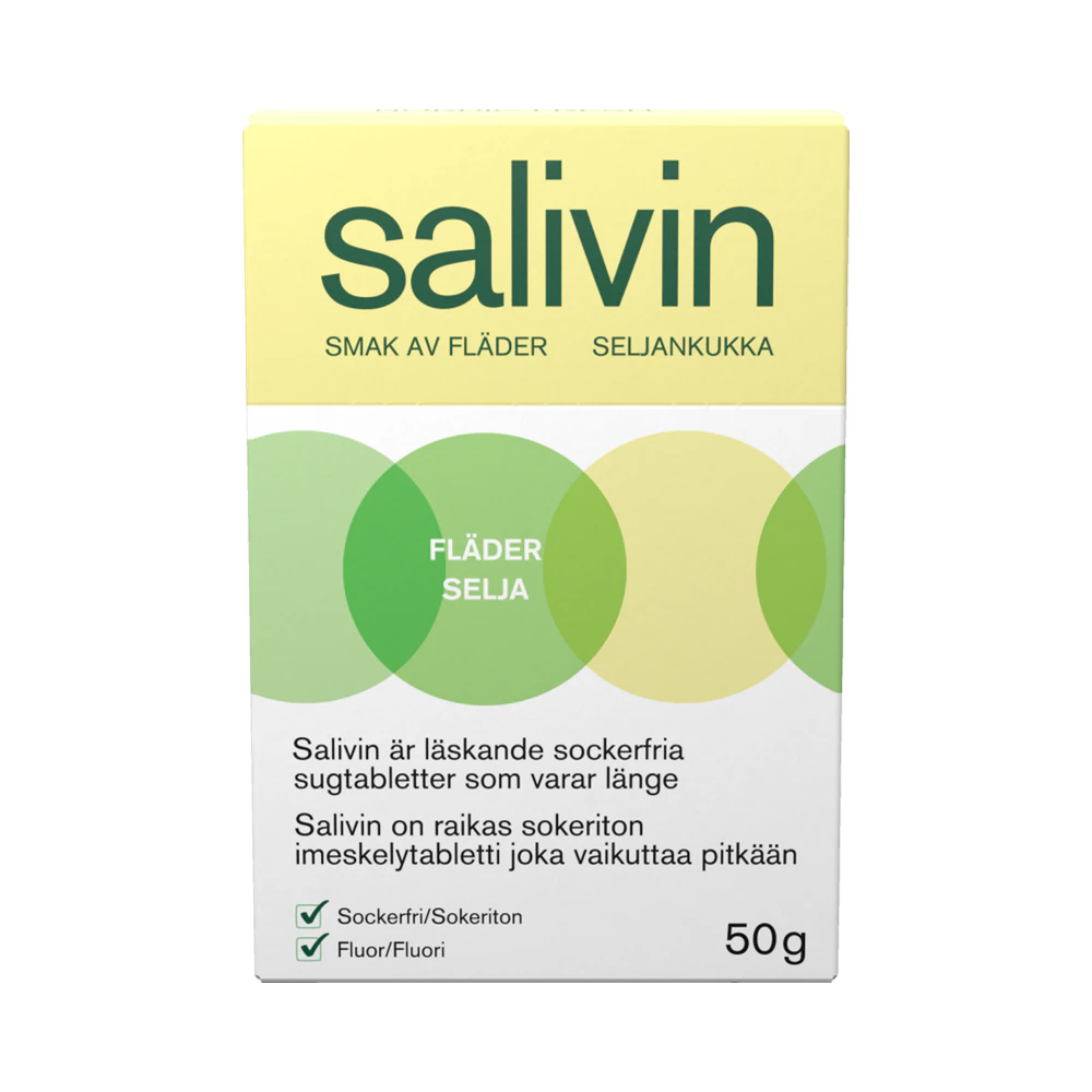 Salivin Fläder sugtabletter 50 g