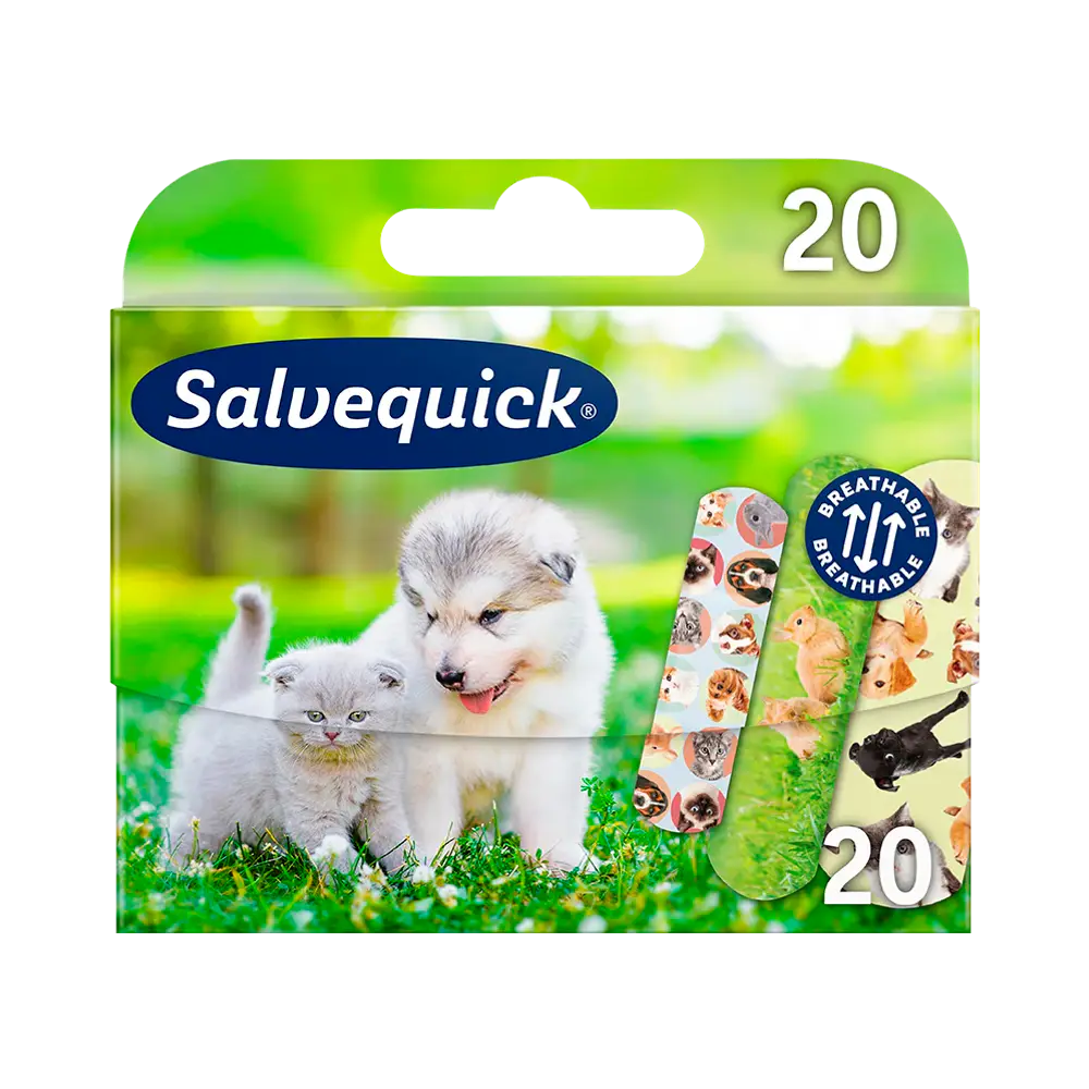 Salvequick Animals plåster 20 st