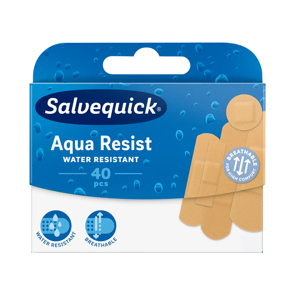 Salvequick Aqua Resist plåster 40 st