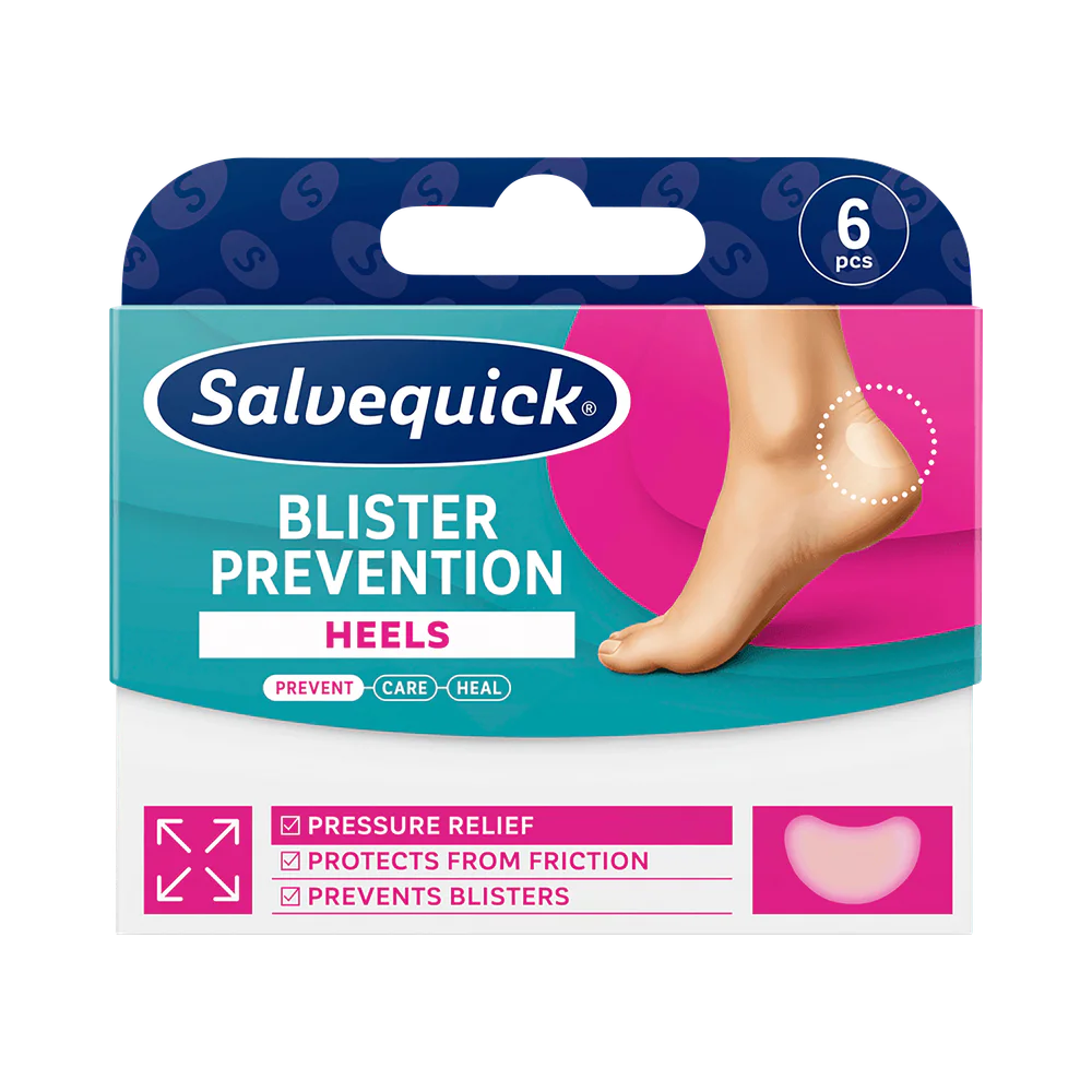 Salvequick Blister Prevention Heels skavsårsplåster 6 st