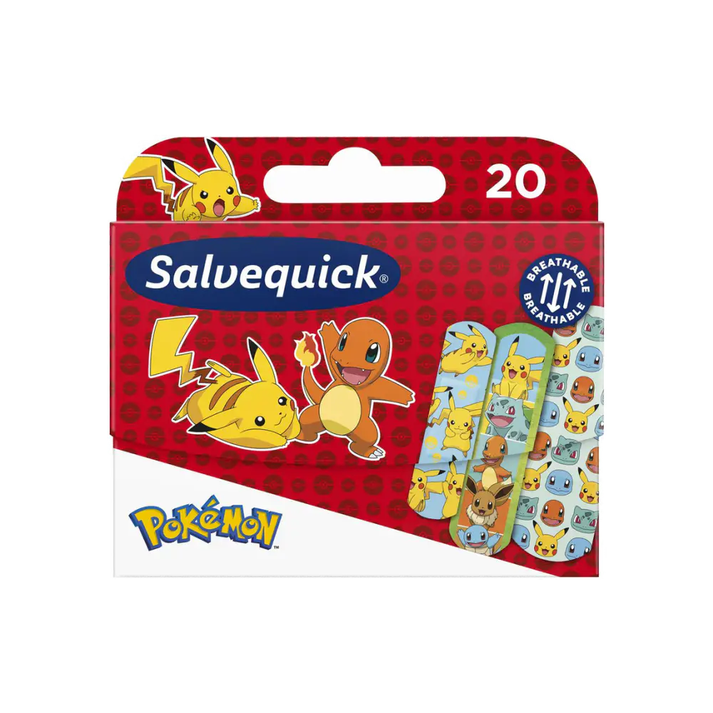Salvequick Pokemon barnplåster 20 st
