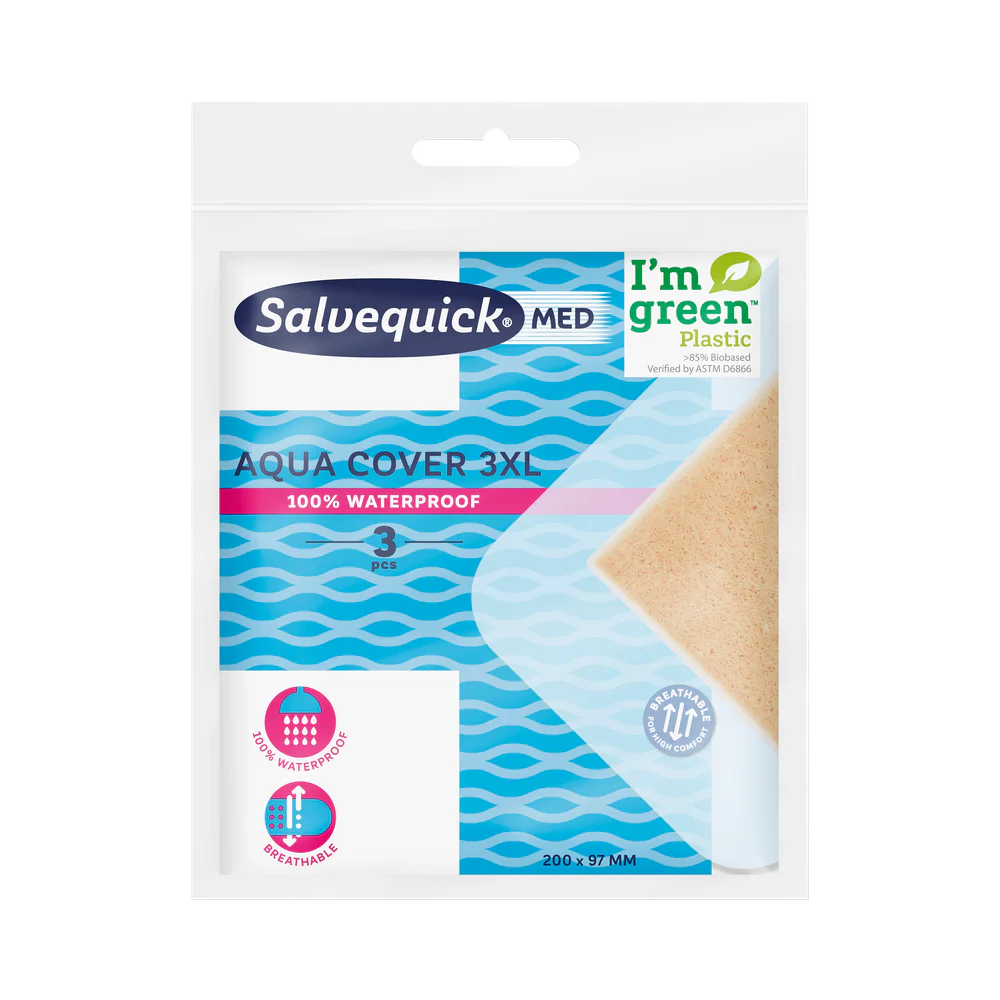 SalvequickMED Aqua Cover 3XL 20 x 9,7 cm snabbförband 3 st