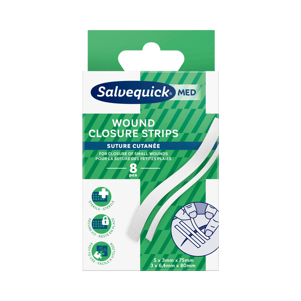 Salvequick MED Wound Closure strips 8 st