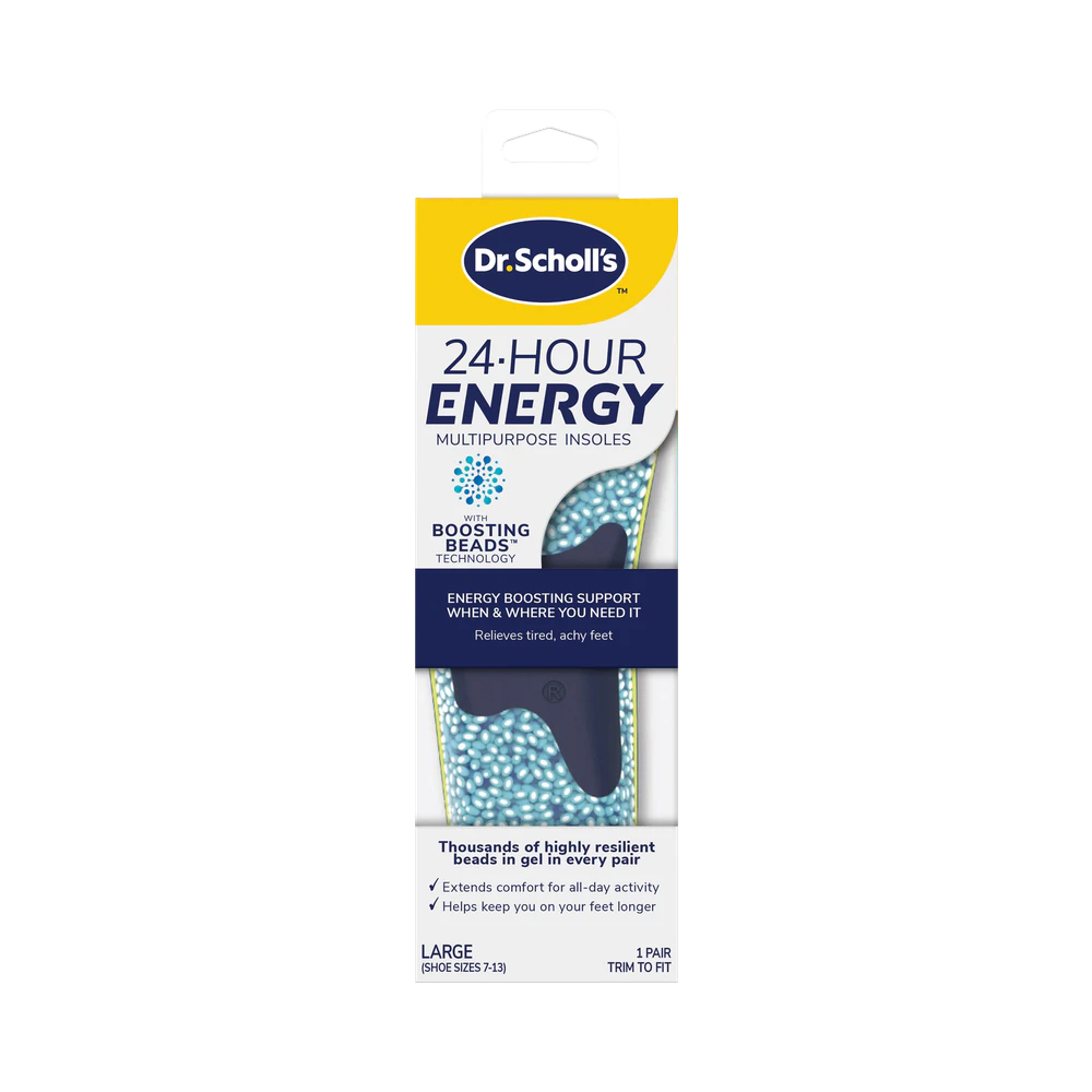 Scholl 24hr Energy Insoles L 40-47,5 innersulor 1 par
