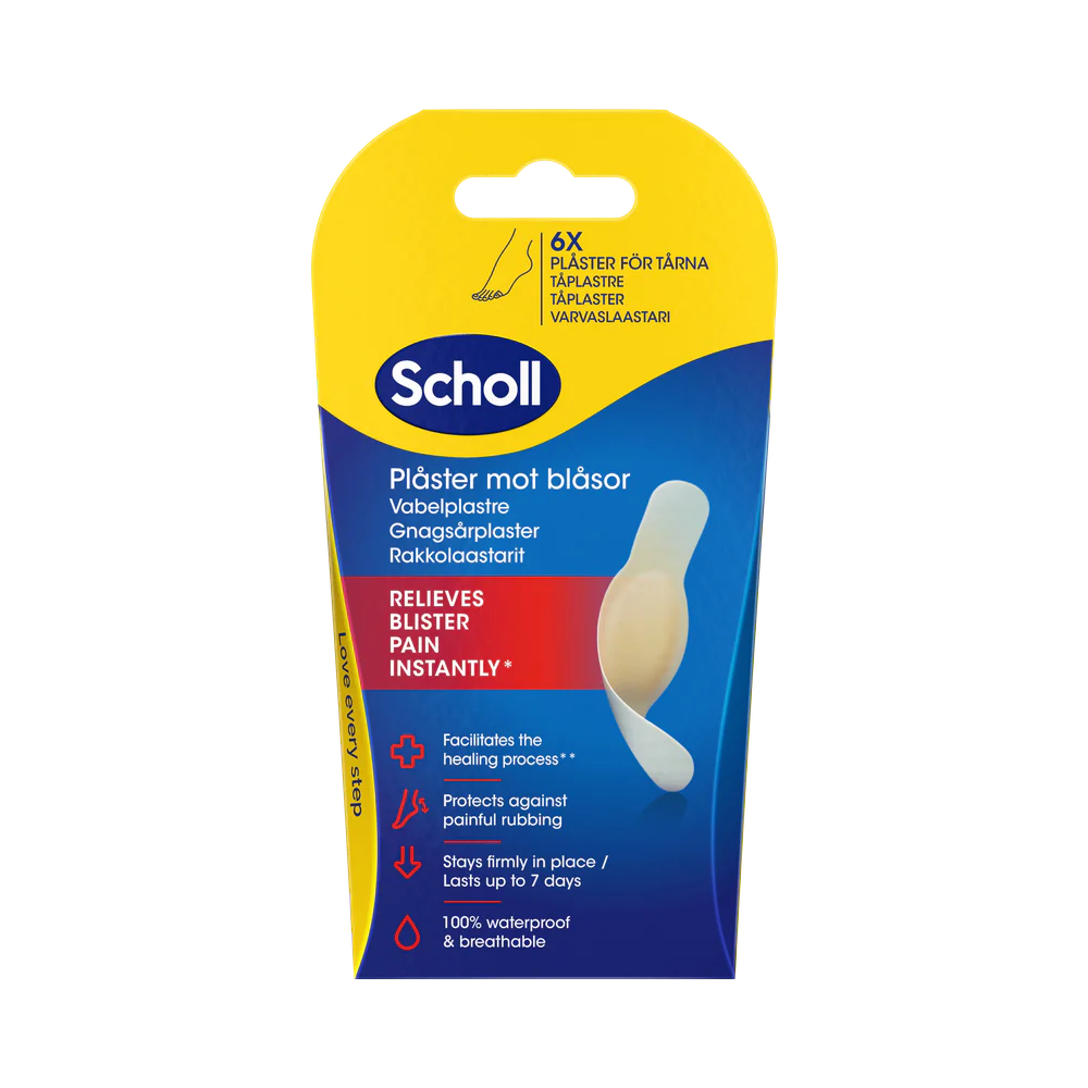 Scholl För Tårna plåster 6 st
