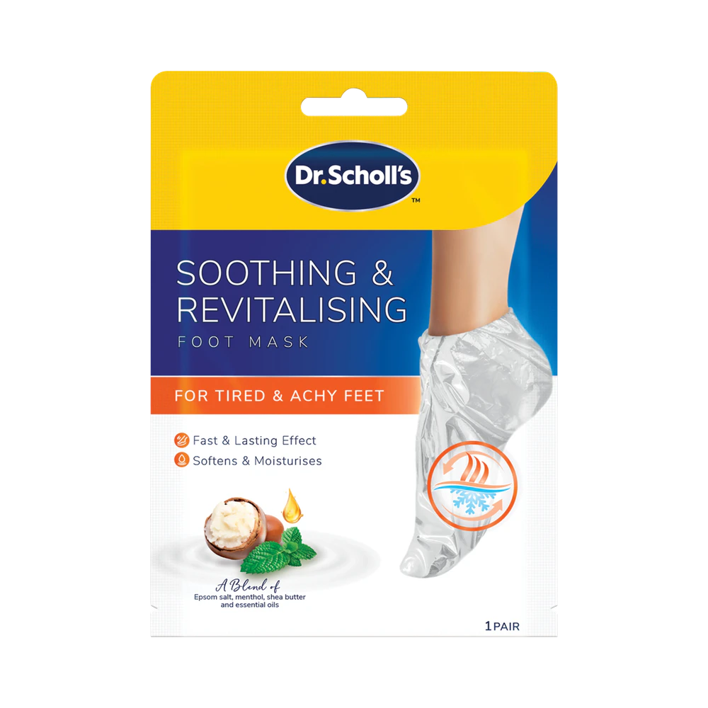 Scholl Soothing And Revitalising foot mask 2 st