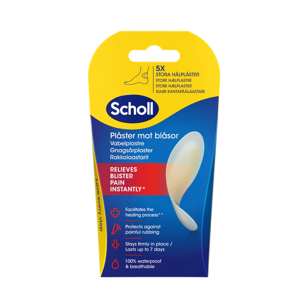 Scholl Blister Plasters Heel skavsårsplåster 5 st