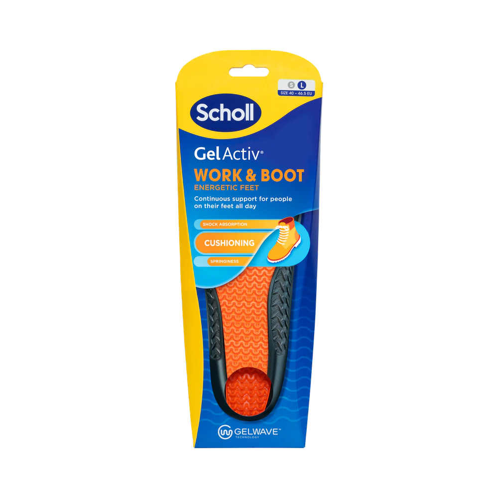 Scholl Gel Activ Work & Boot iläggssula L