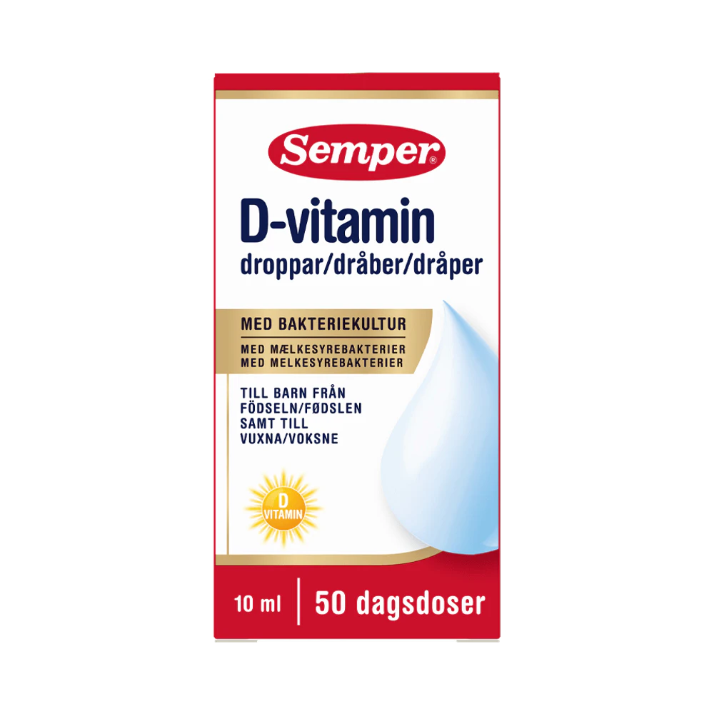 Semper D-vitamin 50 doser magdroppar 10 ml