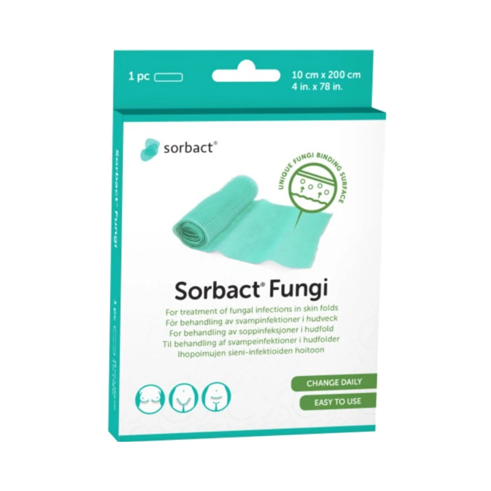 Sorbact Fungi svampbindande förband 10 cm x 200 cm