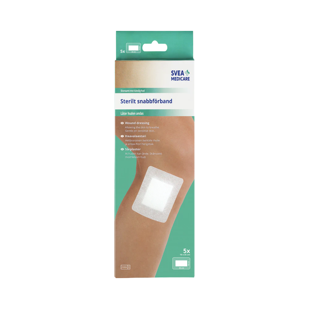 Svea Medicare Sterilt 10 x 35 cm förband 5 st