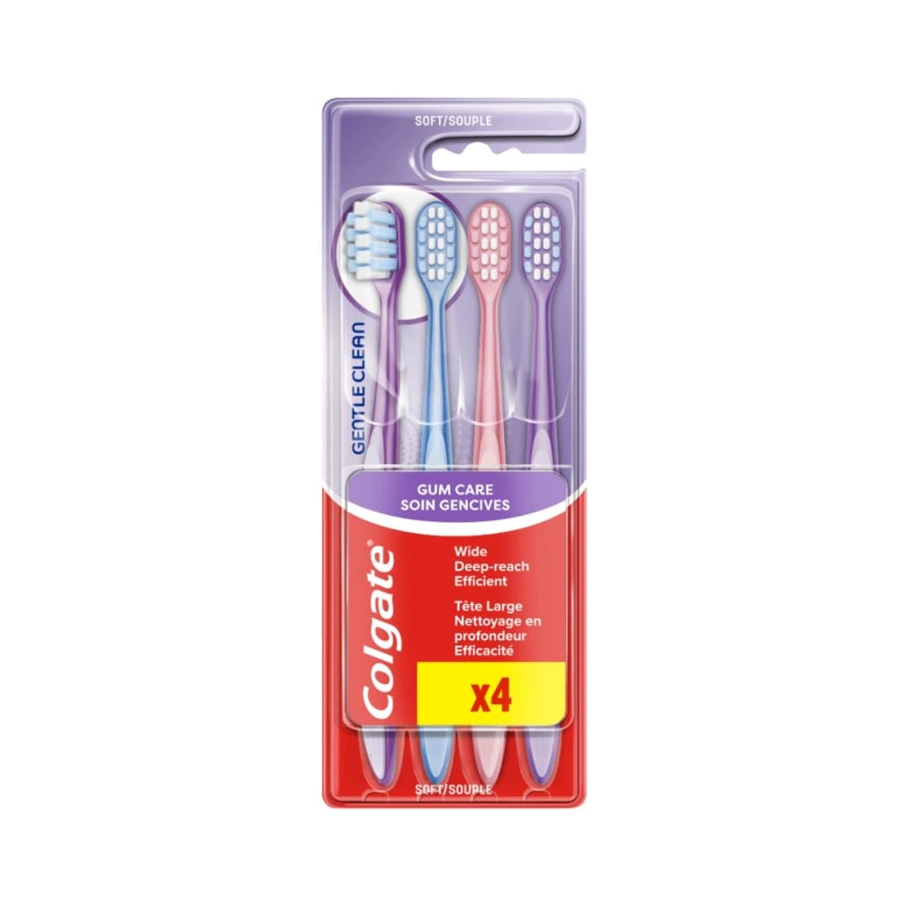 Colgate Gentle Clean Gum Soft tandborste 4 st