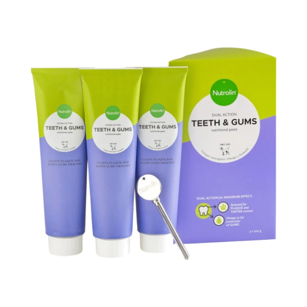 Nutrolin Teeth & Gums näringspasta 3 x 200 g