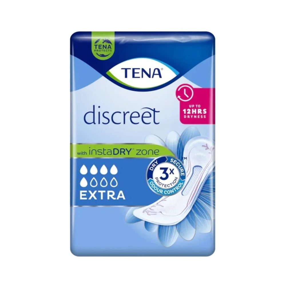 TENA Discreet Extra inkontinensbindor 10 st