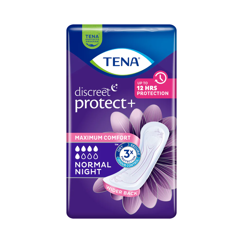 Tena Discreet Normal Night inkontinensbinda 10 st