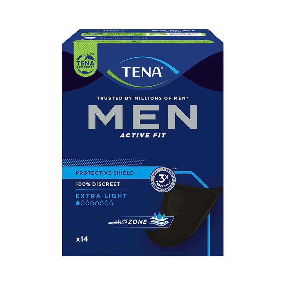 Tena Men Protective Shield Extra Light inkontinensskydd 14 st