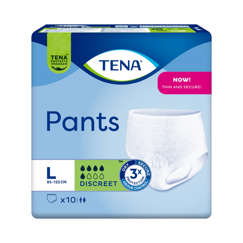 Tena Pants Discreet Large inkontinensskydd 10 st